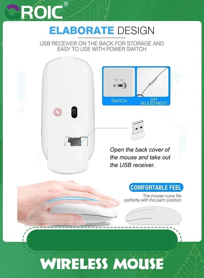 Noiseless Slim Mouse - Wireless