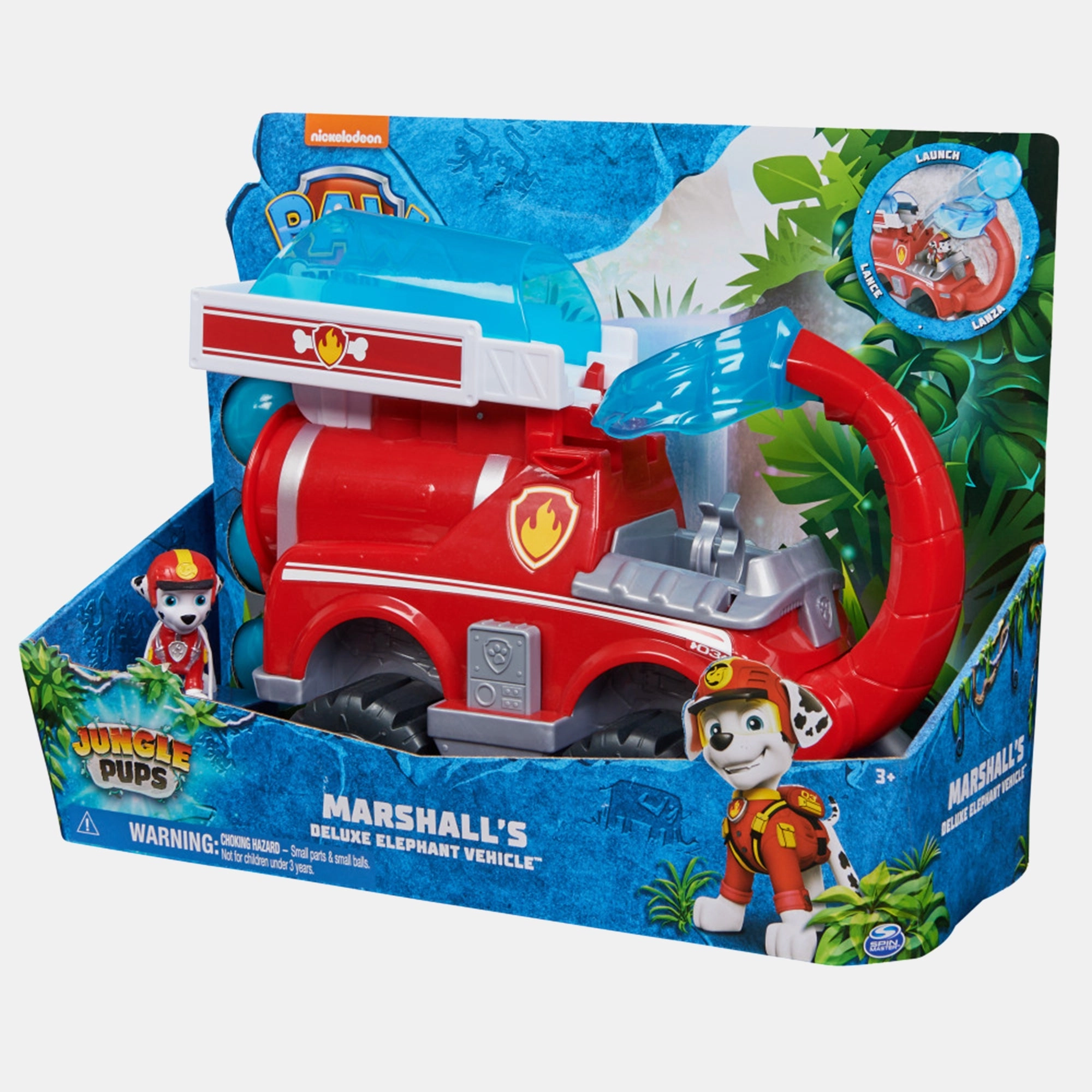 Paw Patrol Marshall’S Deluxe Elephant Firetruck - 5pcs