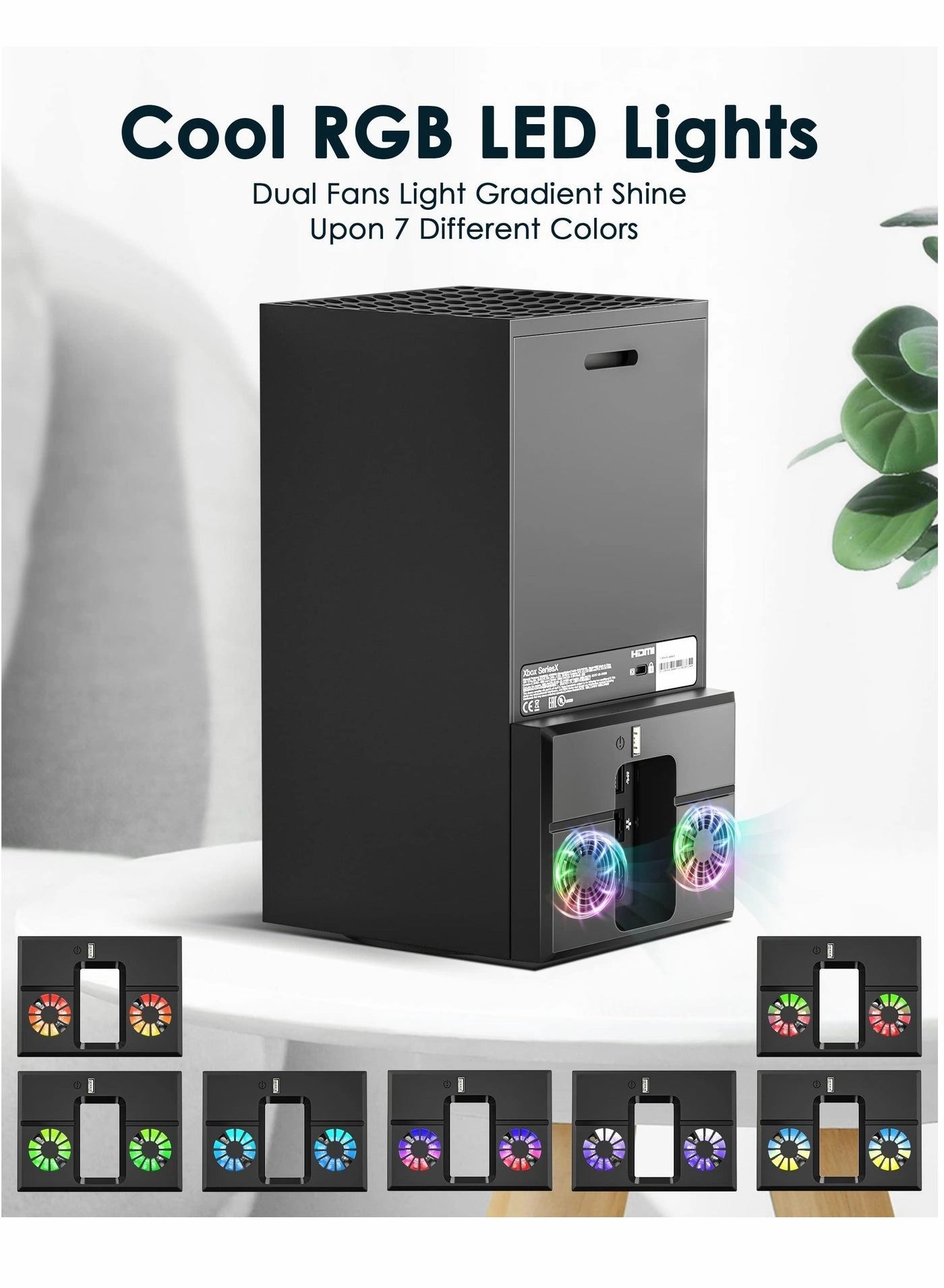 Vertical Cooling Fan - Xbox Series X USB Powered RGB