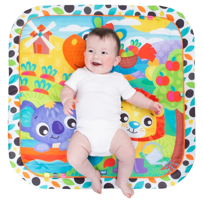 Giggly Garden Musical Gym + Sensory Pond Pat And Play Water Mat