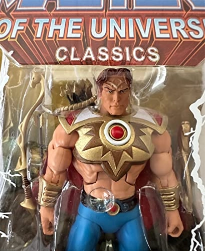 HeMan Masters of the Universe Classics Exclusive Action Figure Bow - Interchangeable chest plates Vintage and modern heads