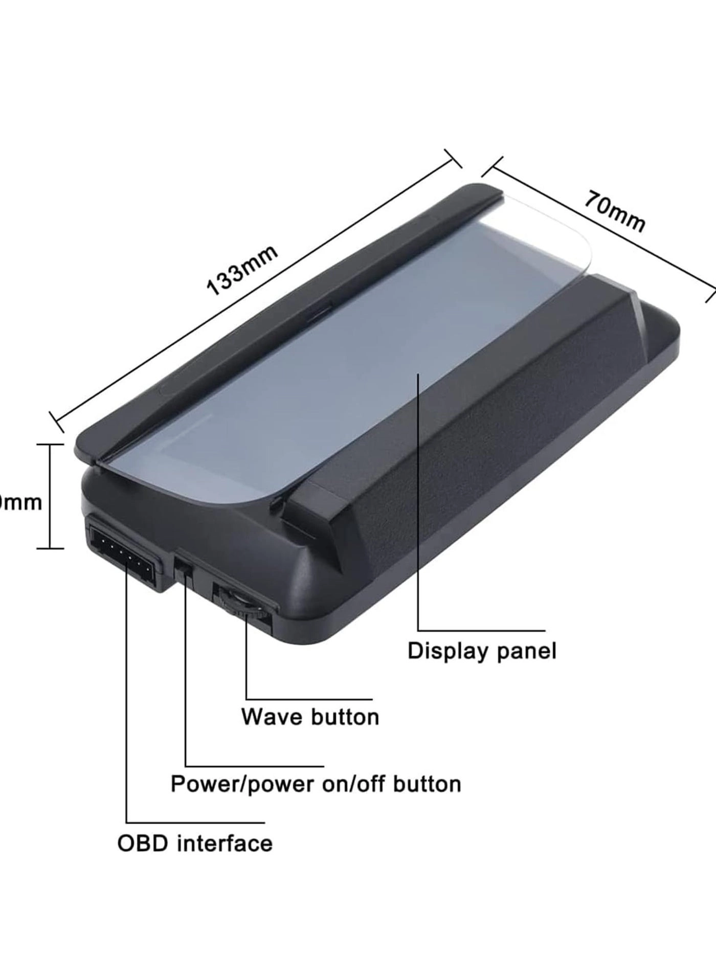 HUD Head up - OBD2 GPS Dual System Digital Speedometer