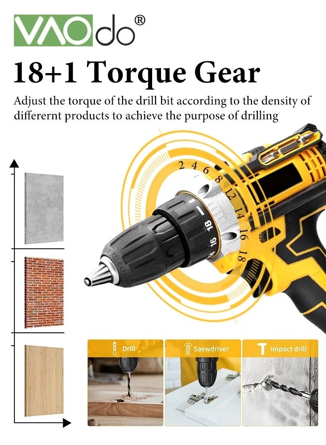 Cordless Drill - 24V 2 piece(s) 25+1 Torque Settings