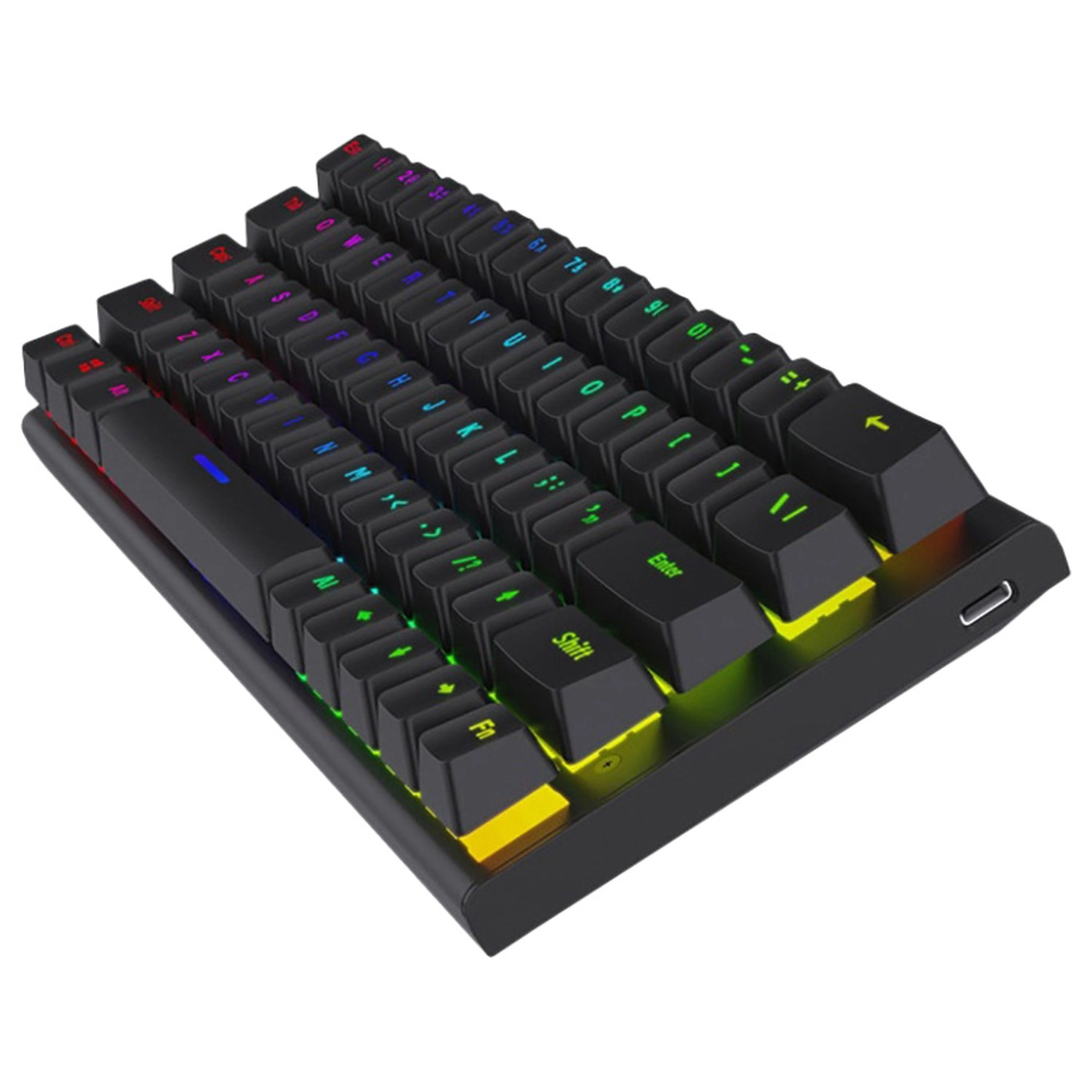 61 Keys Pudding Mechanical Keyboard - EN/AR Wired
