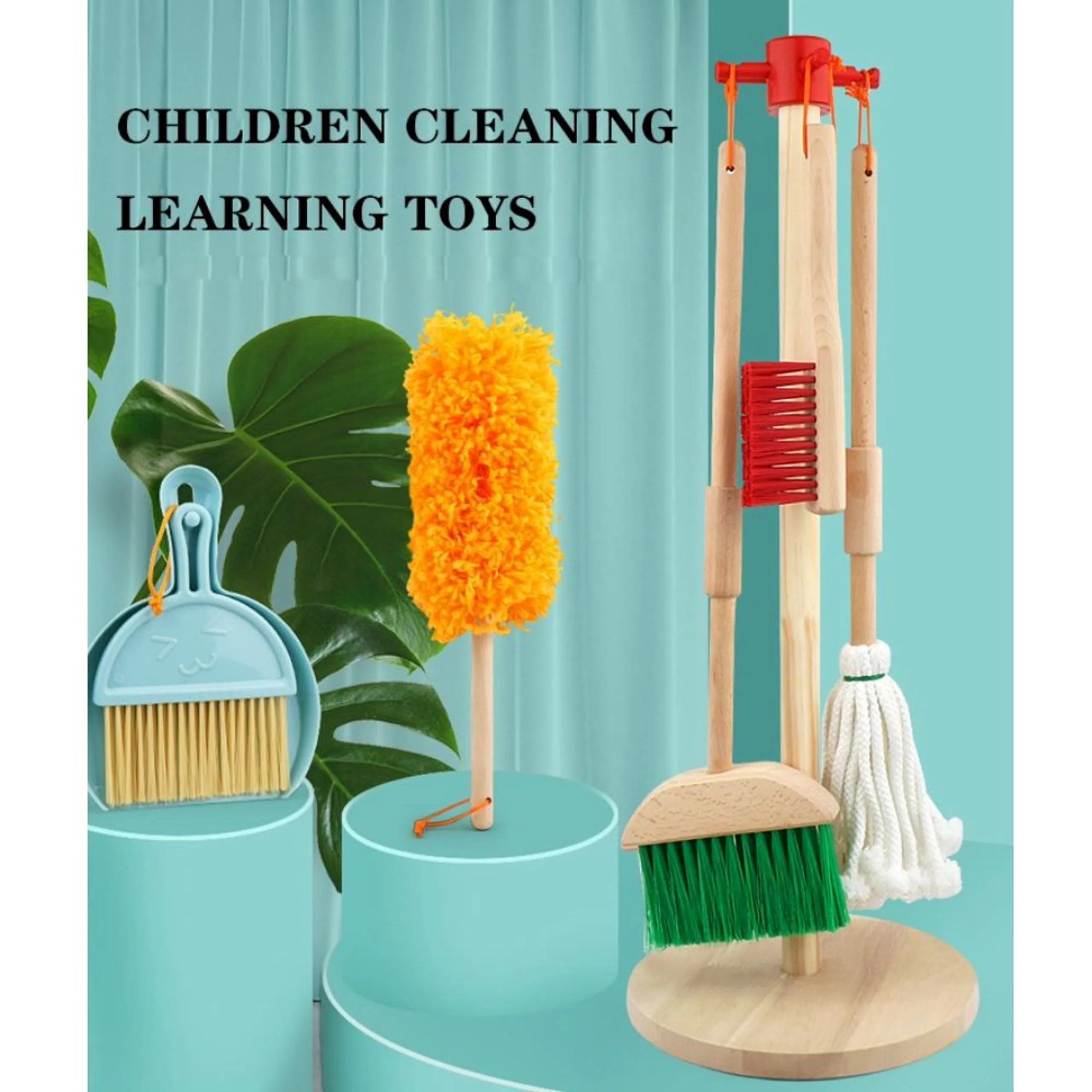 Sophia Childrens Cleaning Wooden Tools (FP-1908-70)
