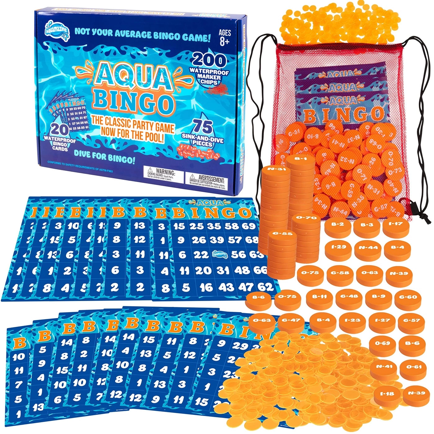 SCS Direct Aqua Pool Bingo Bundle
