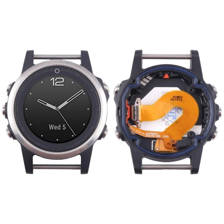 HEXIXILONG LCD Screen with Digitizer Full Assembly for Garmin Fenix 5S