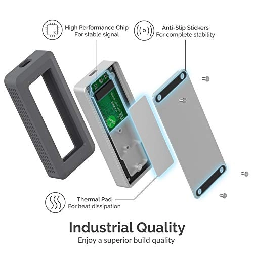 Rugged Waterproof Enclosure - USB 3.2 M.2 NVMe 2242/2260/2280