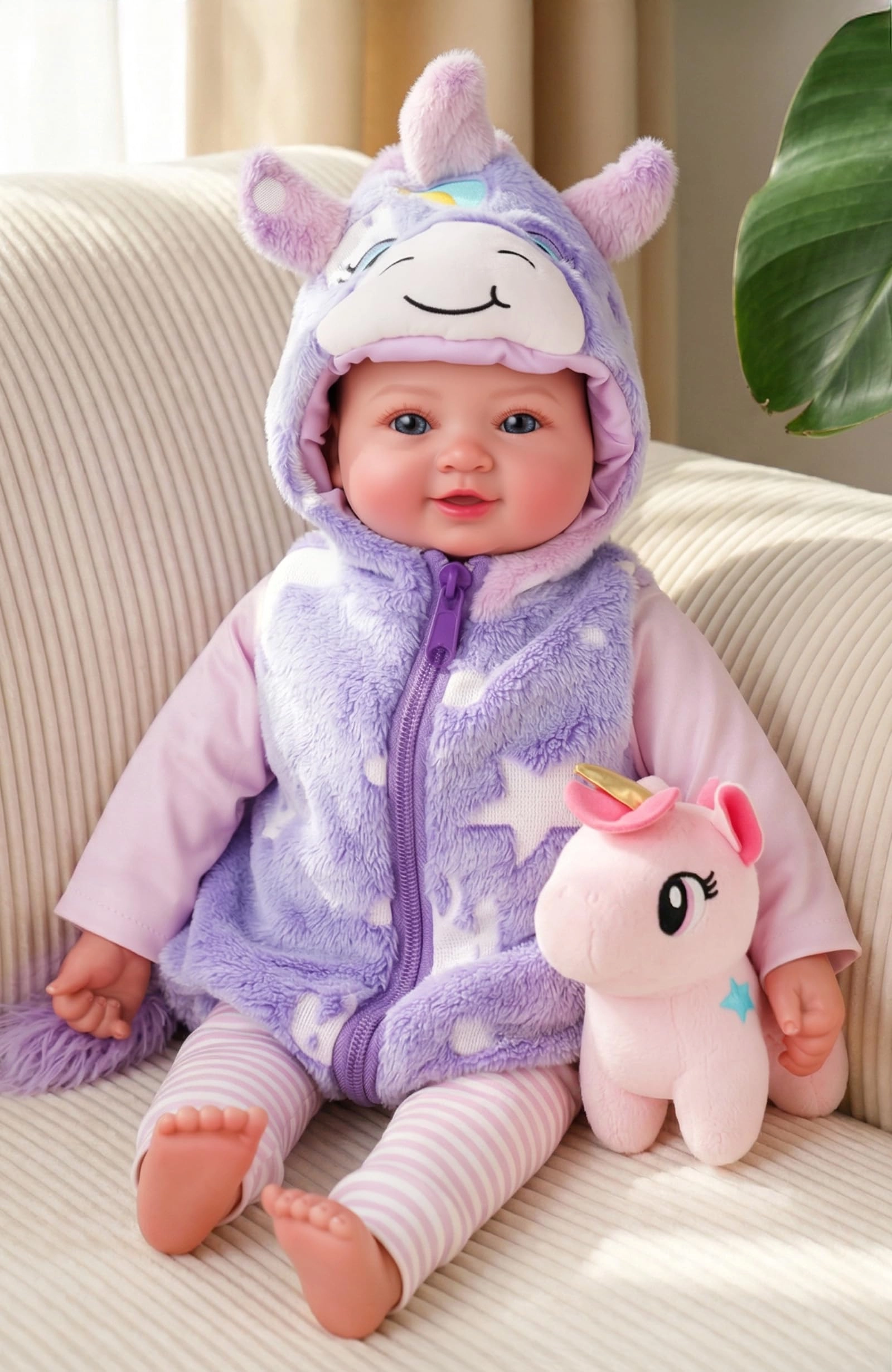 BABESIDE Baby Doll - 43 cm Girl Blue Eyes Ages 3+