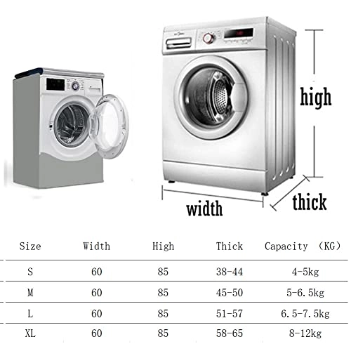 Washing Machine Cover - XL Balloon Blue Water Resistant