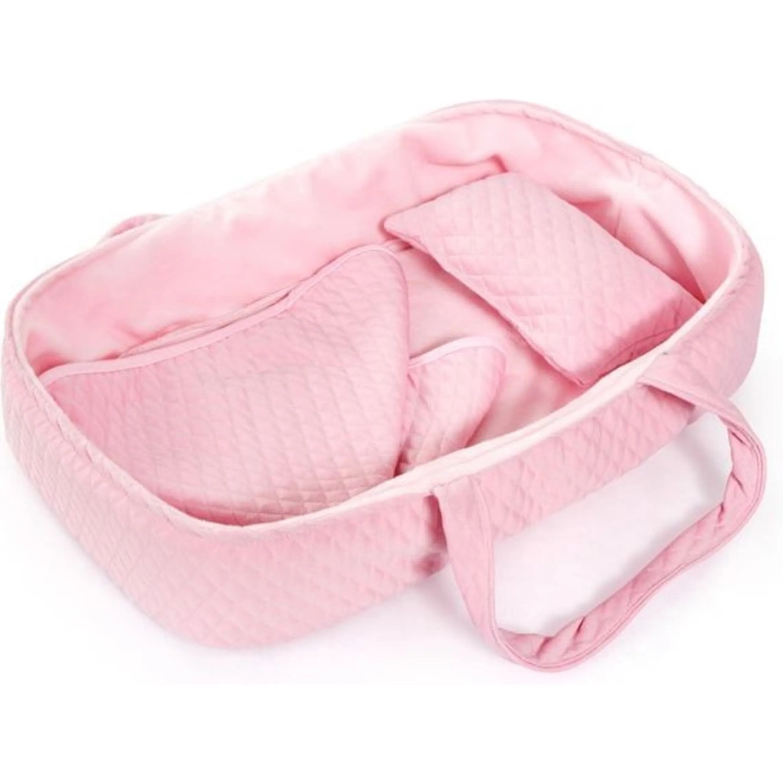 Reborn Baby Doll Playset - 38 cm Pink Ages 18 months+ Set