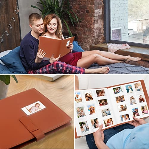 2x3" 640 Pockets Leather Photo Album