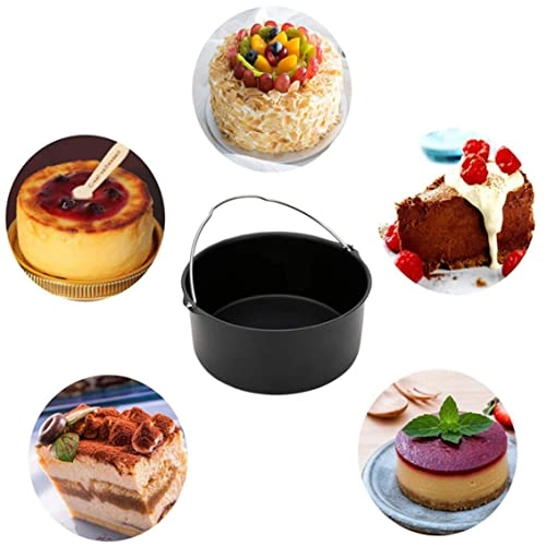 Metal Bracket + Skewers Rack + Cake Tin + Silicone Mat + Pizza Pan - Carbon steel stainless steel silica gel 5PCS