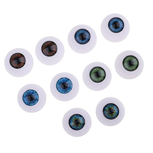 Realistic Human Eyes - 24 mm 5 Pairs