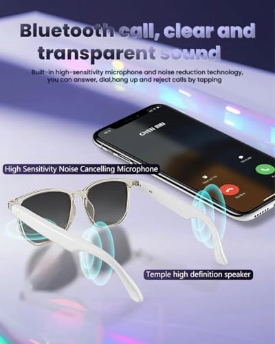 Smart Bluetooth Glasses - Touch Control Voice Control