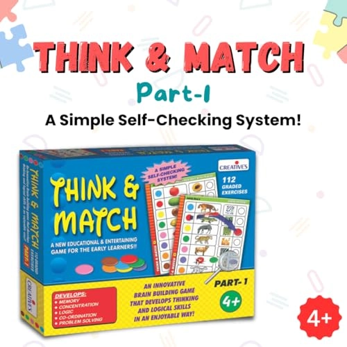 Think & Match Part-1 - 4 - 6 years 112 pieces