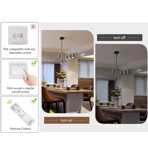 LED Pendant Light - 47.2in(120cm)