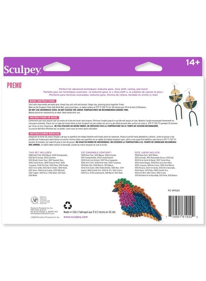 Premo - Polymer Oven-Bake Clay 780g 24pcs.