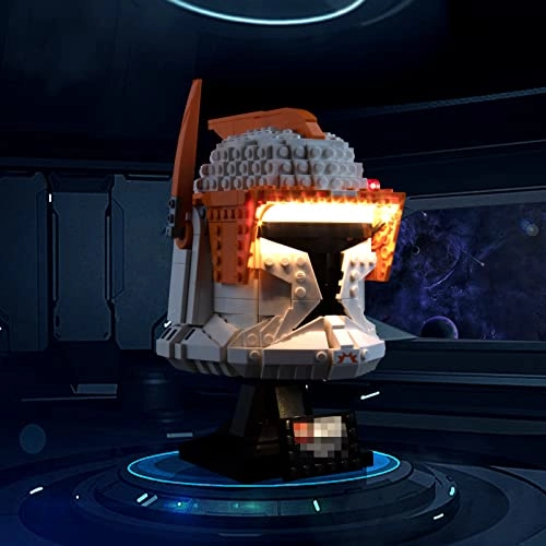 LED Light Set for 75350 Clone Commander Cody Helmet - 1 pcs