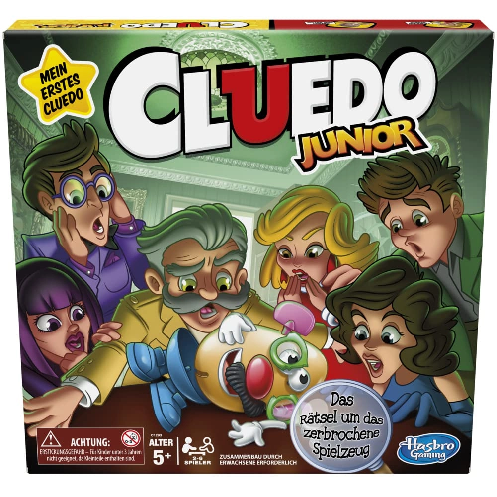Hasbro Gaming Cluedo Junior Puzzle (C1293100) - 1 pcs