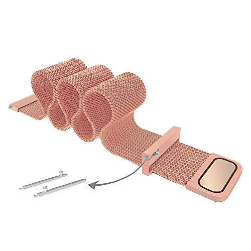 Watch Band 22mm - Metal Magnetic Loop Rose Gold Pink