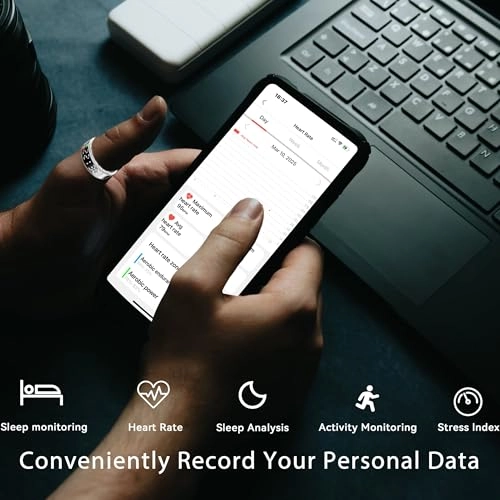 Smart Ring - Fitness Tracker Silver 13