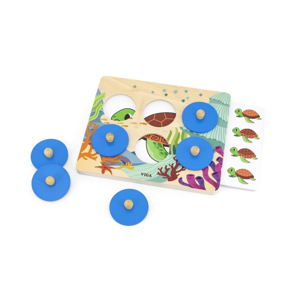 Sea Secrets Wooden Puzzle (29464294-44638) - 10 pcs