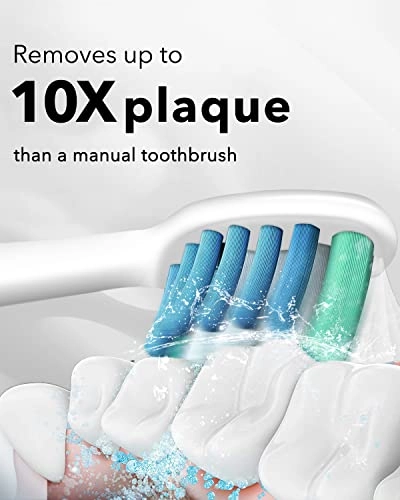 Electric Toothbrush - 48000VPM 5 Modes 6 Brush Heads