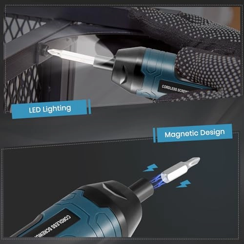 Electric Screwdriver - 105pcs 3.6V Cordless