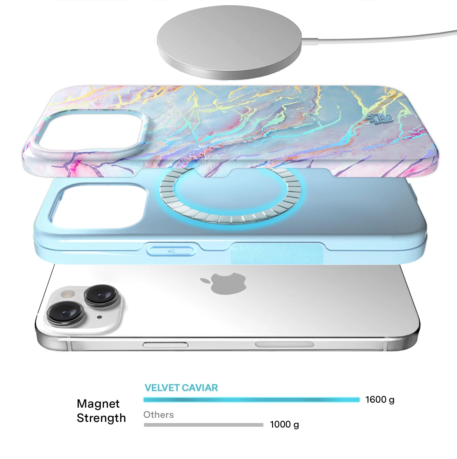 iPhone 15 Plus Case - Thermoplastic Polyurethane Basic Case with MagSafe for iPhone 15 Plus