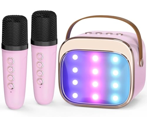 FLUESTON Mini Karaoke Machine Musical Toy - 3 years+