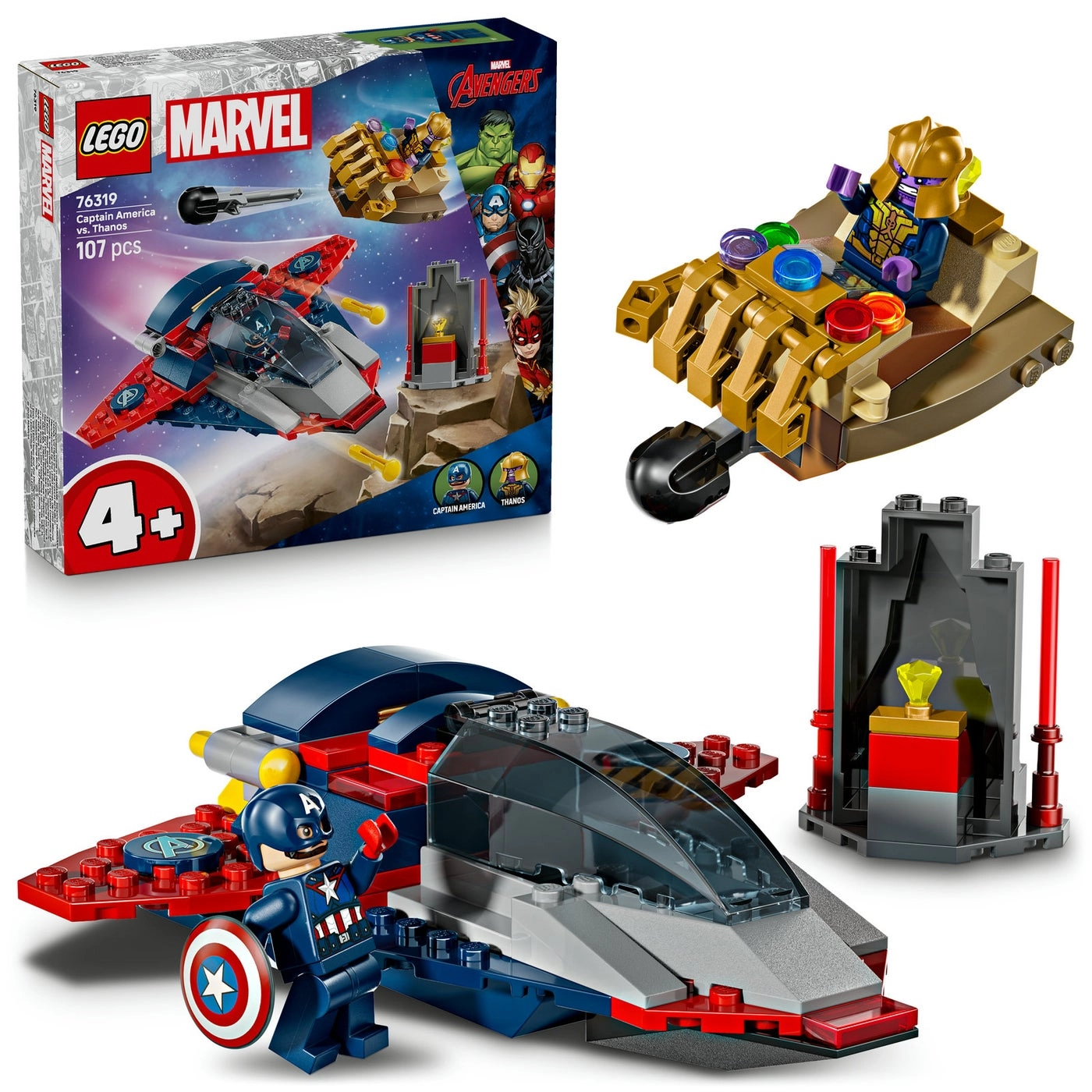 Captain America Vs. Thanos - Super Heroes Marvel