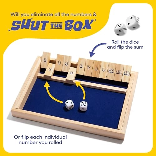 Shut The Box: Wooden Edition