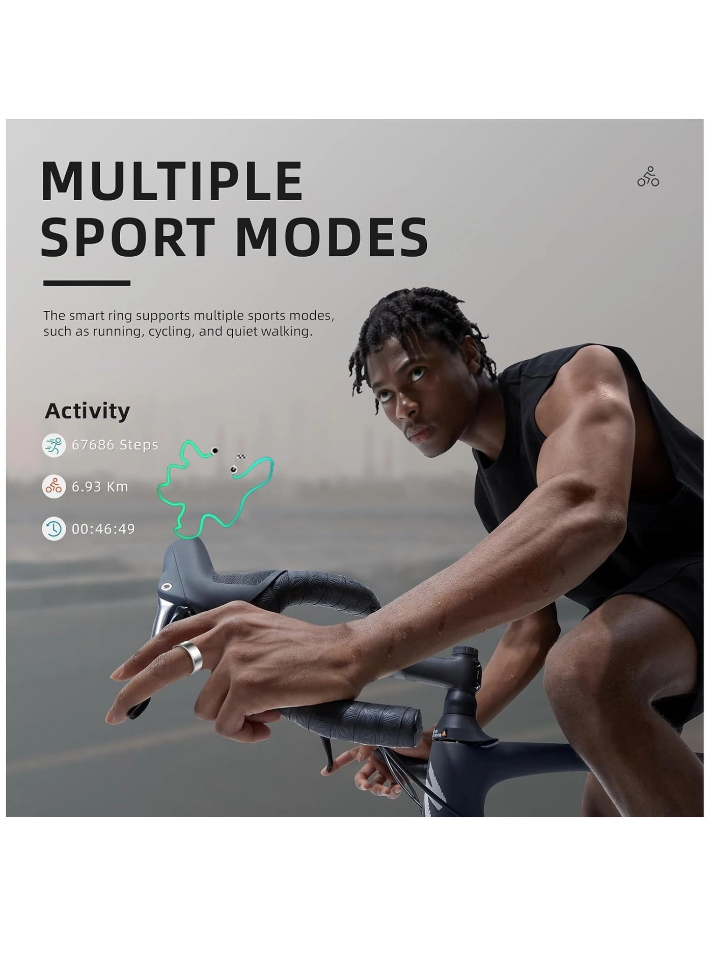 Smart Health Ring - Fitness Tracker Heart Rate Blood Oxygen