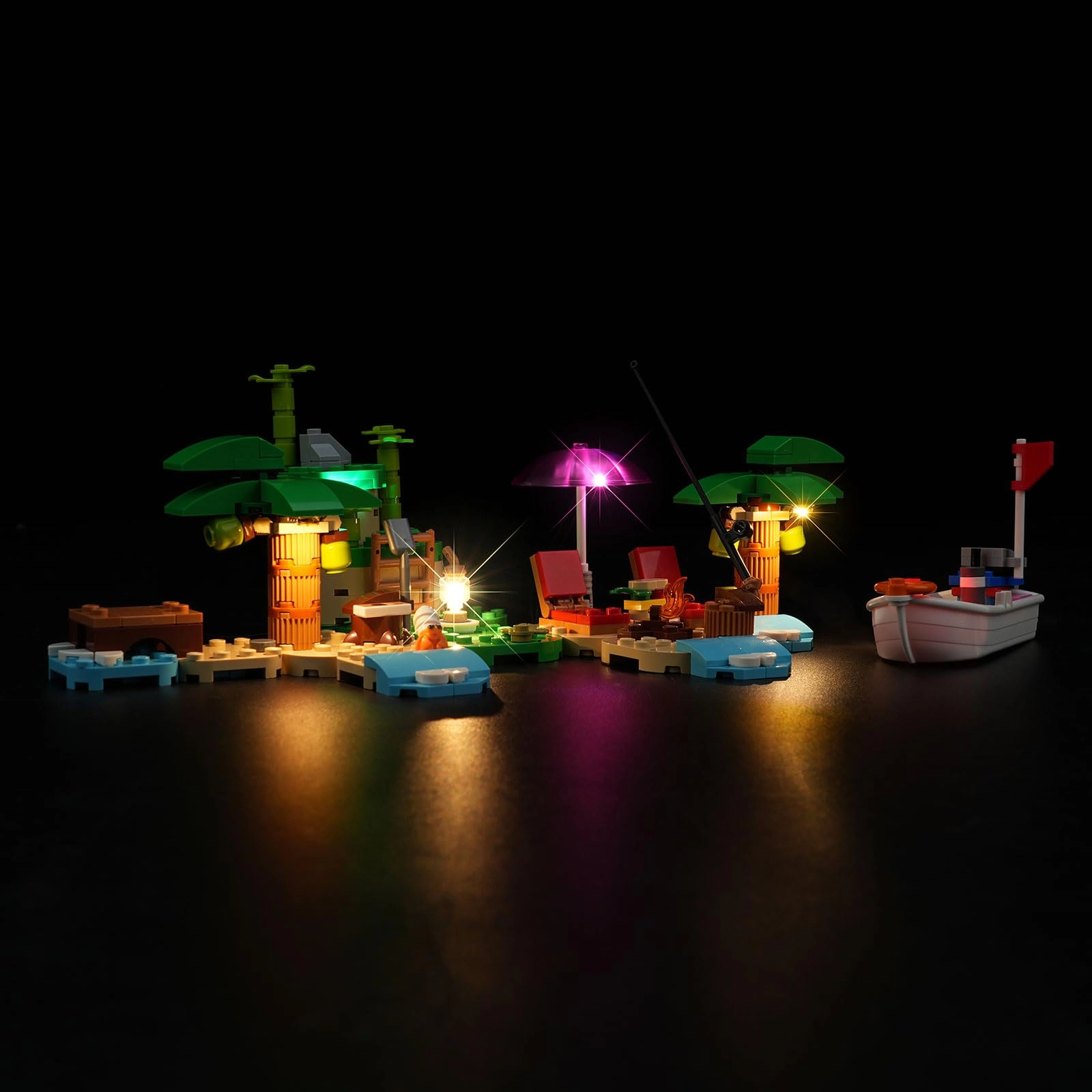DALDED LED Lighting Kit for LEGO Animal Crossing Kapp’n’s Island Boat Tour 77048 - Plastic 1