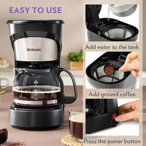 Brew Pro - Anti-Drip Auto Shutoff Keep Warm Plate
