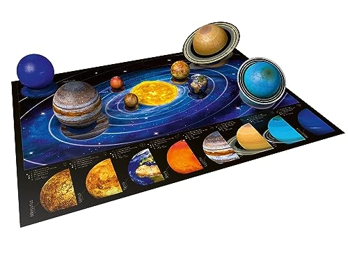 Solar System 3D Puzzle (EM-11668-3) - 27/54/72/108 pcs