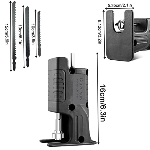 Electric Drill to Reciprocating Saw Adapter