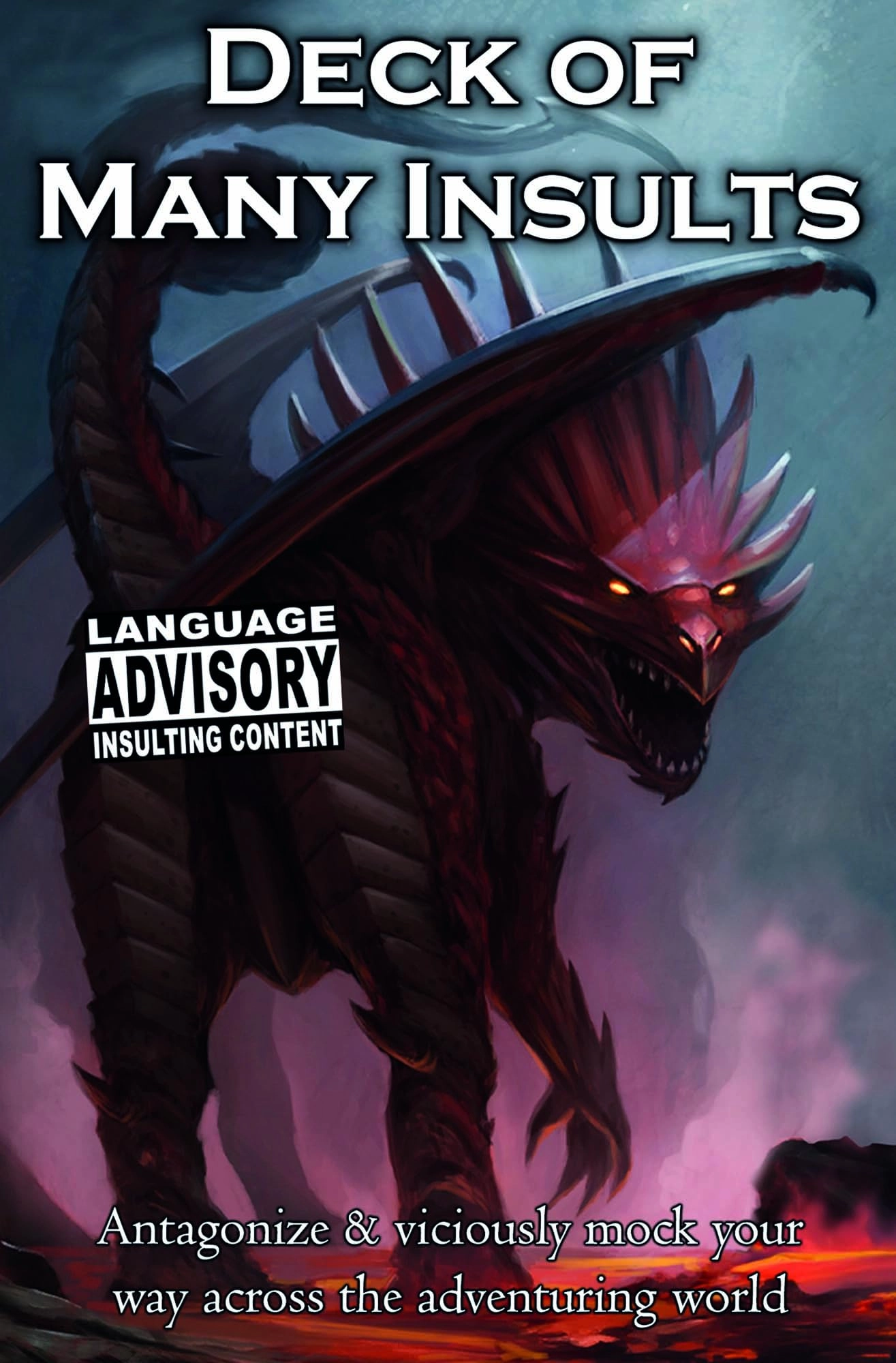 Loke BattleMats Deck of Many Insults - 100 Cards RPG
