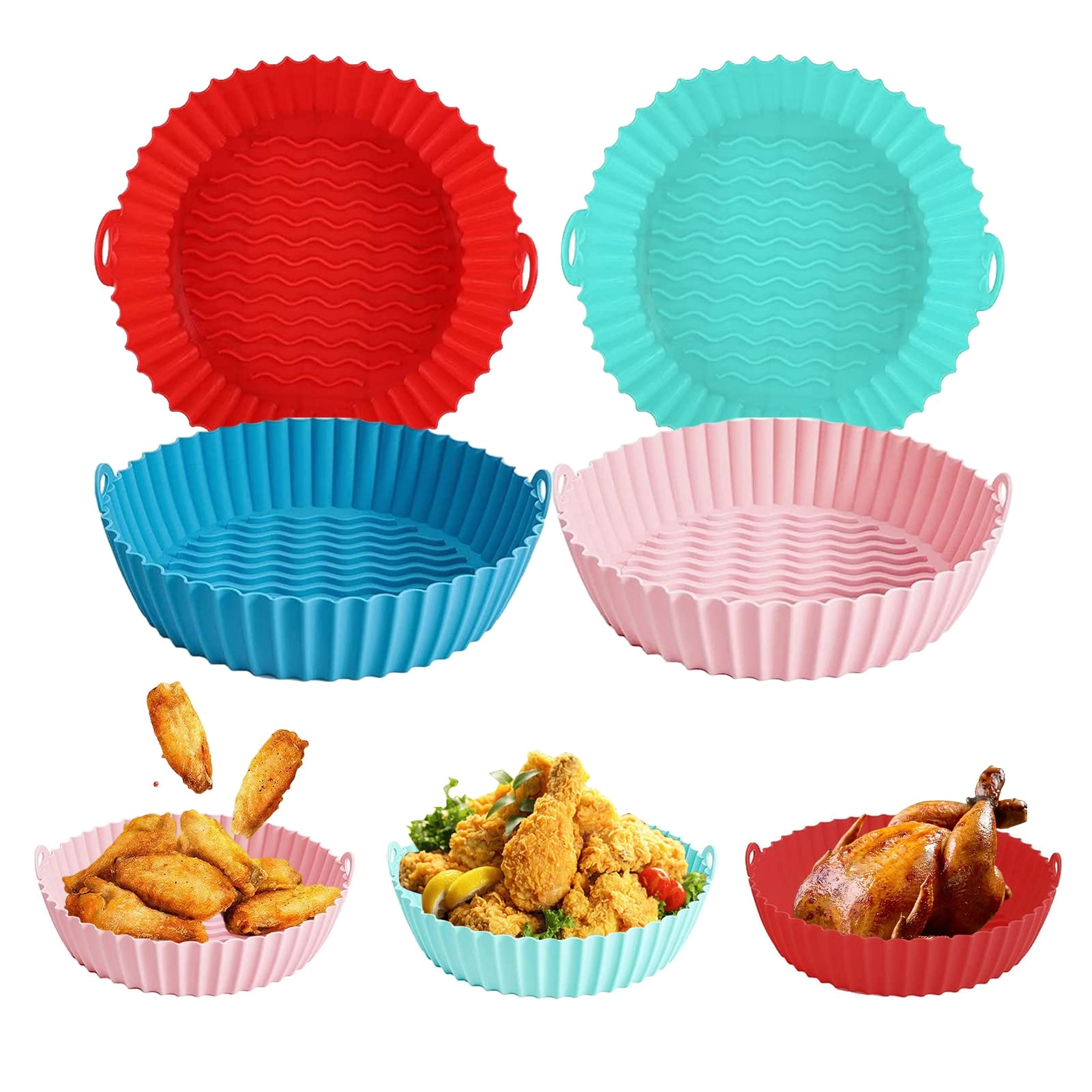 Toyswill Air Fryer Silicone Liner - Silicone 4PCS