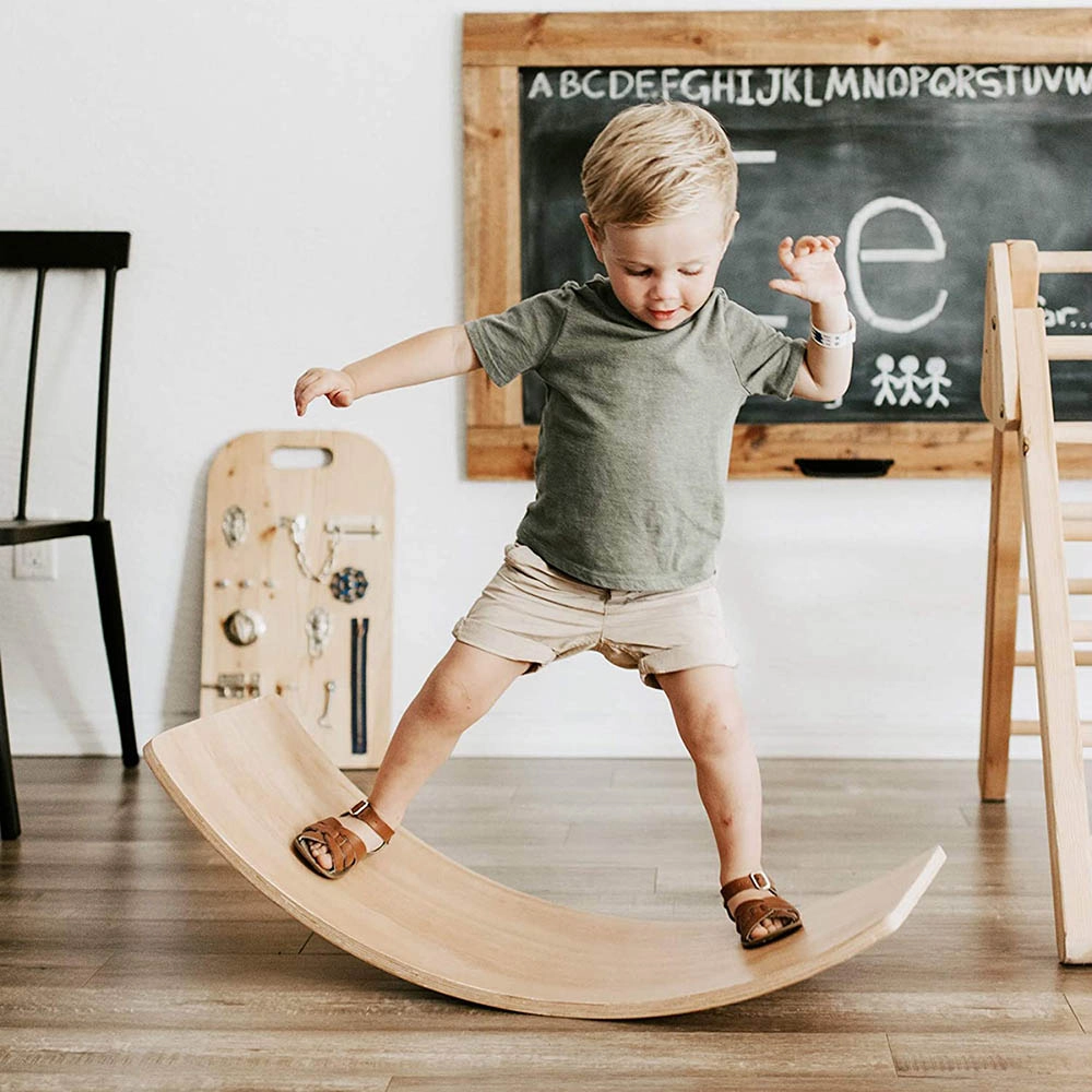 Wooden Balance Board - Suitable for 3 years and above