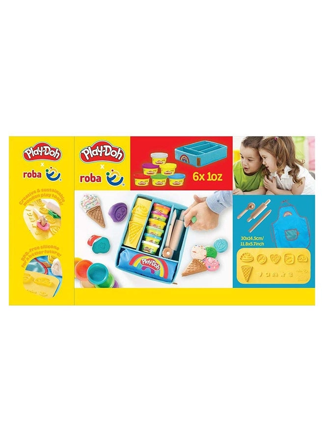 x Roba Starter Set - 3+ years 6 Modelling Tins