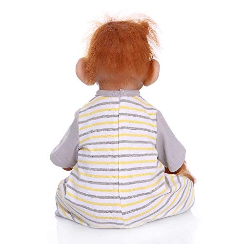 Baby Monkey Doll - 16 inch 40 cm Yellow Stripe T-shirt