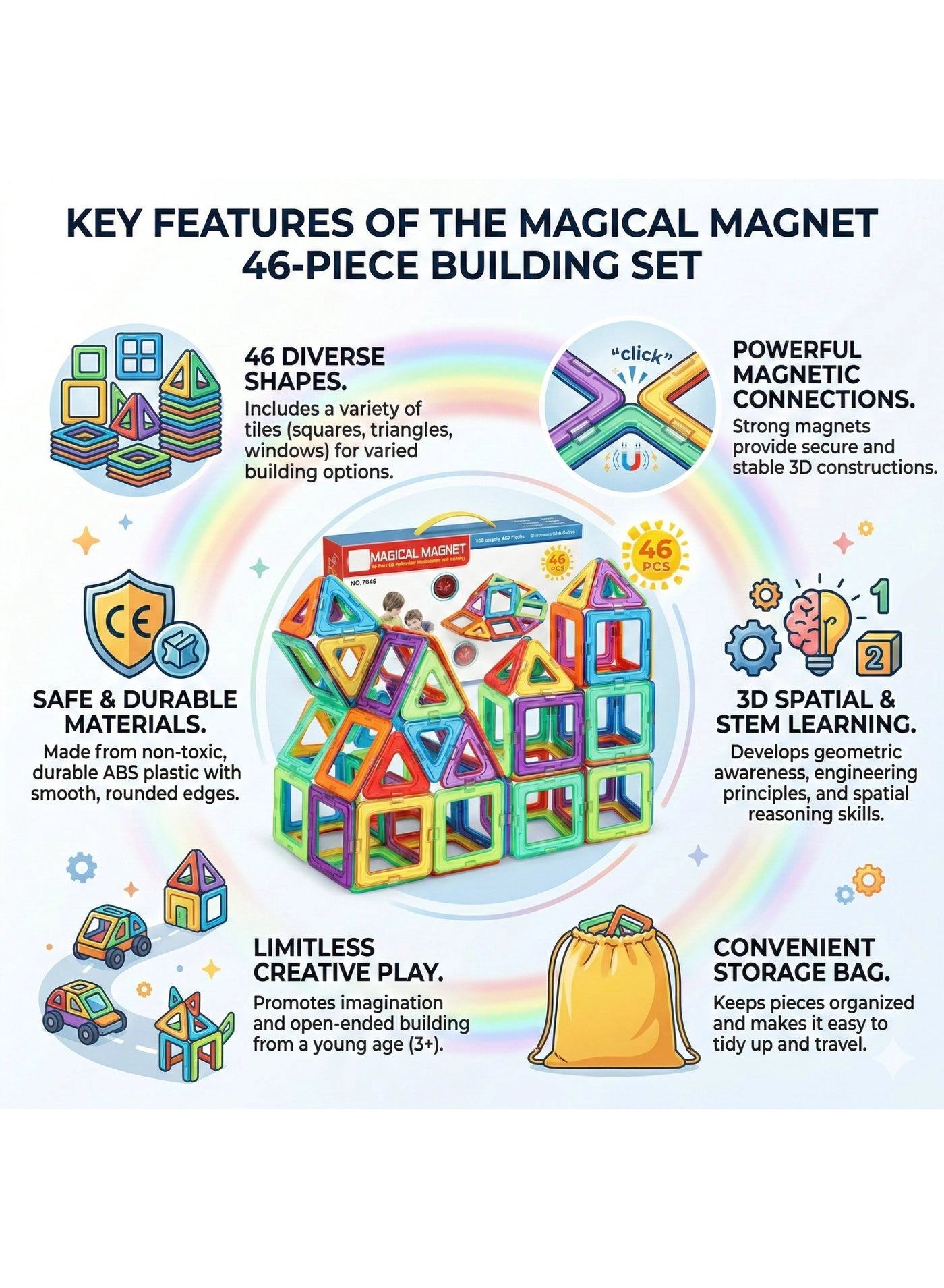 Magical Magnet - 46 pcs