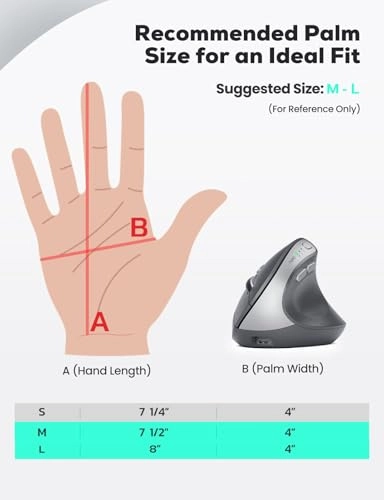 MD280 Ergonomic Vertical Mouse - Wireless