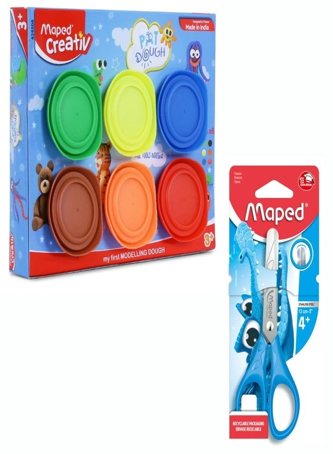 Maped Modelling Dough - 100% Natural Bundle 6pcs.
