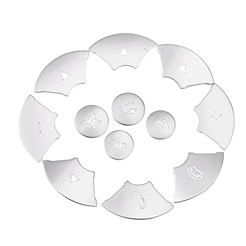 Car Interior Steering Wheel Button Switch Order Cover Sticker - W204 W212 W221 X204 C200 C250