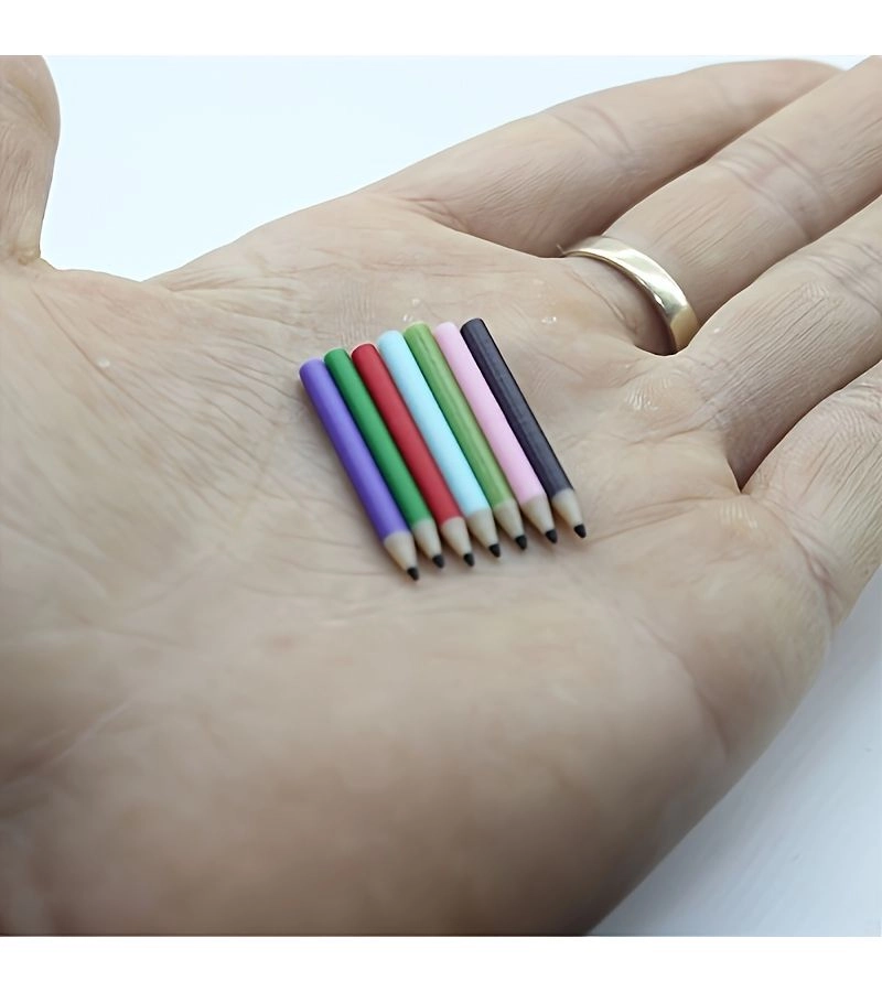 Generic Miniature Colored Pencil Set - 6 colored pencils