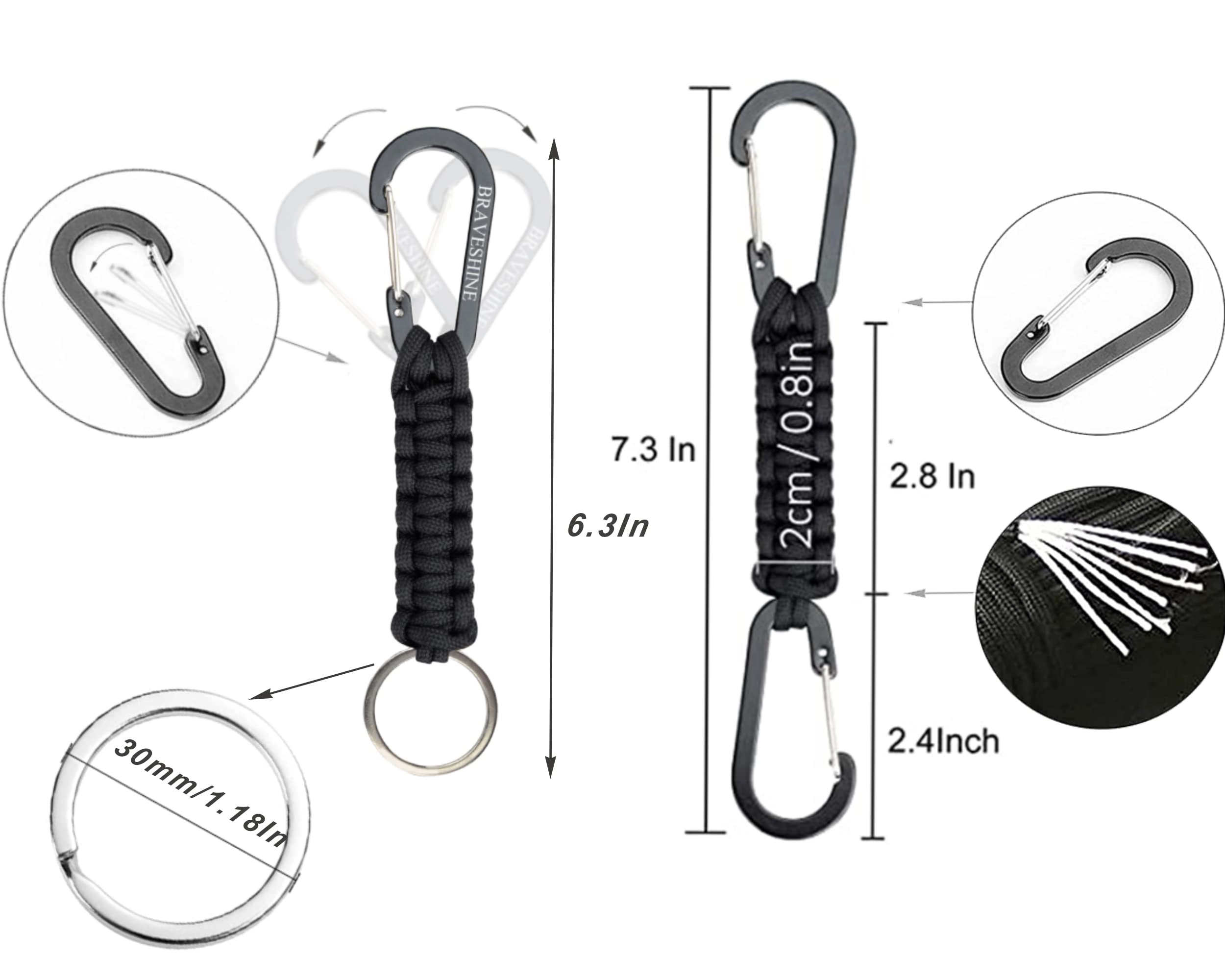 Paracord keychain