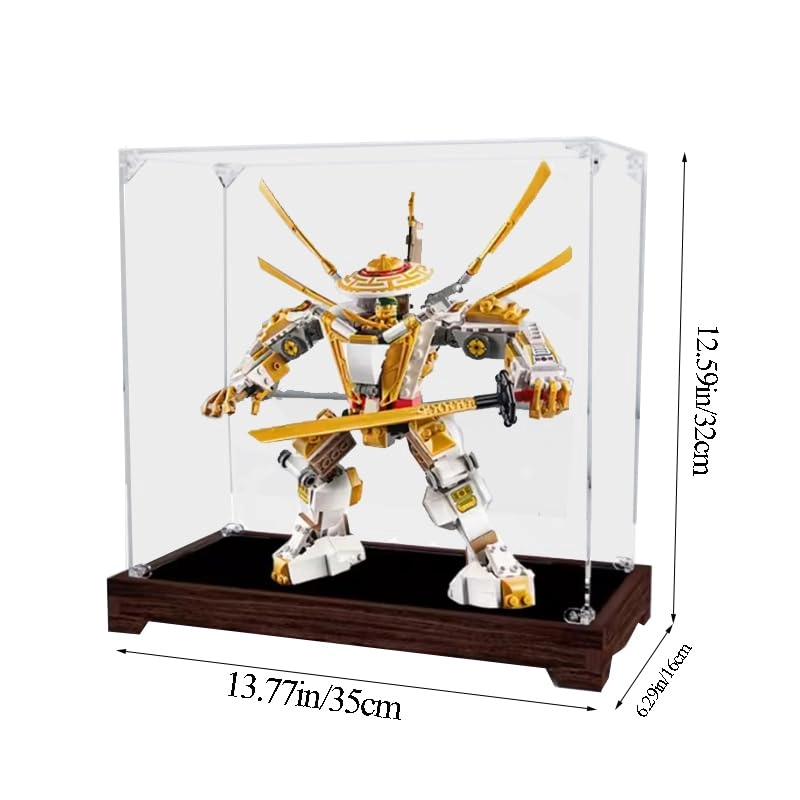 Display Case for LEGO 71702 - Acrylic Niniago Legacy Golden Mech